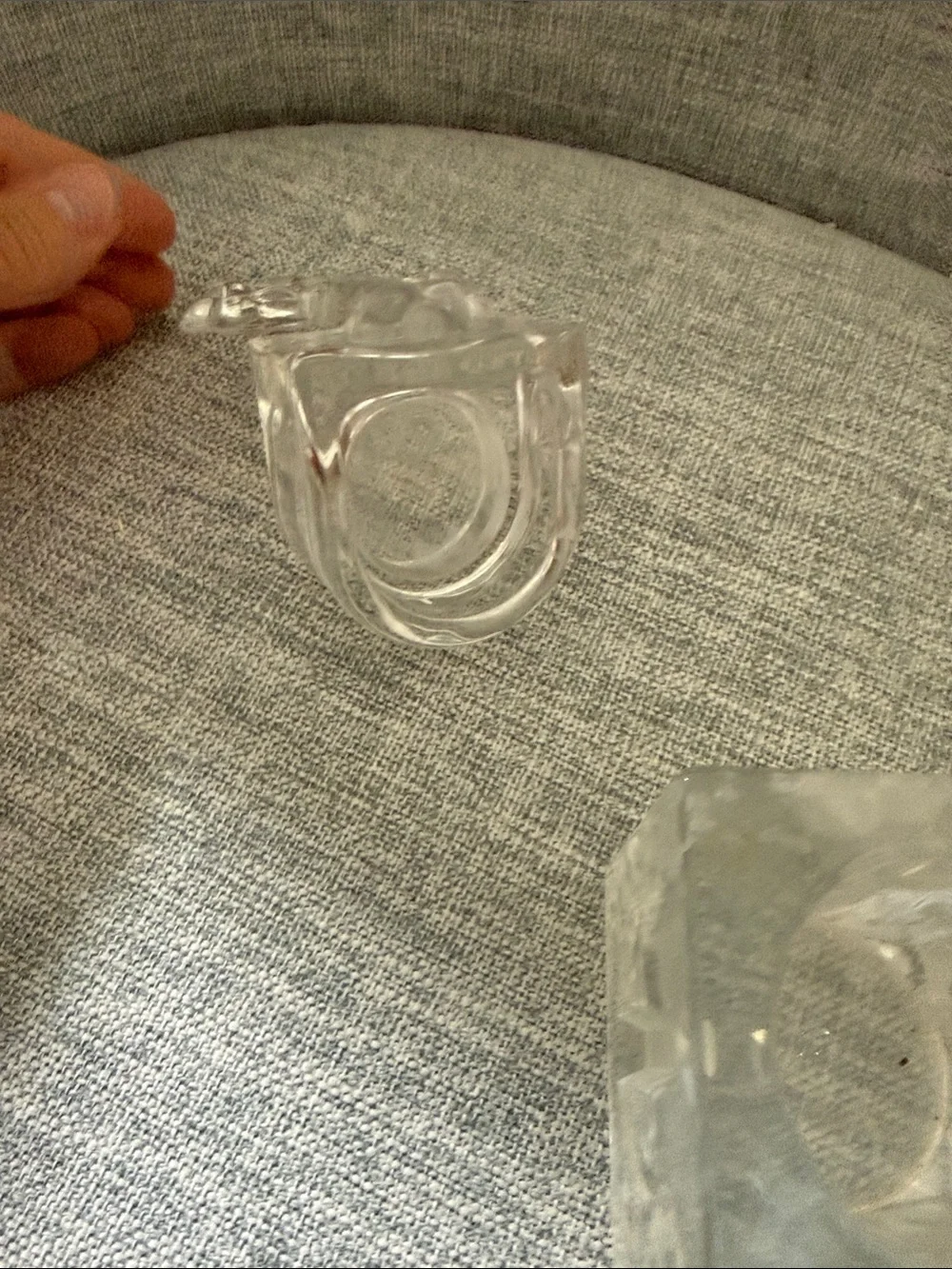 Clear Glass Cross Candle Holder - Home Accents